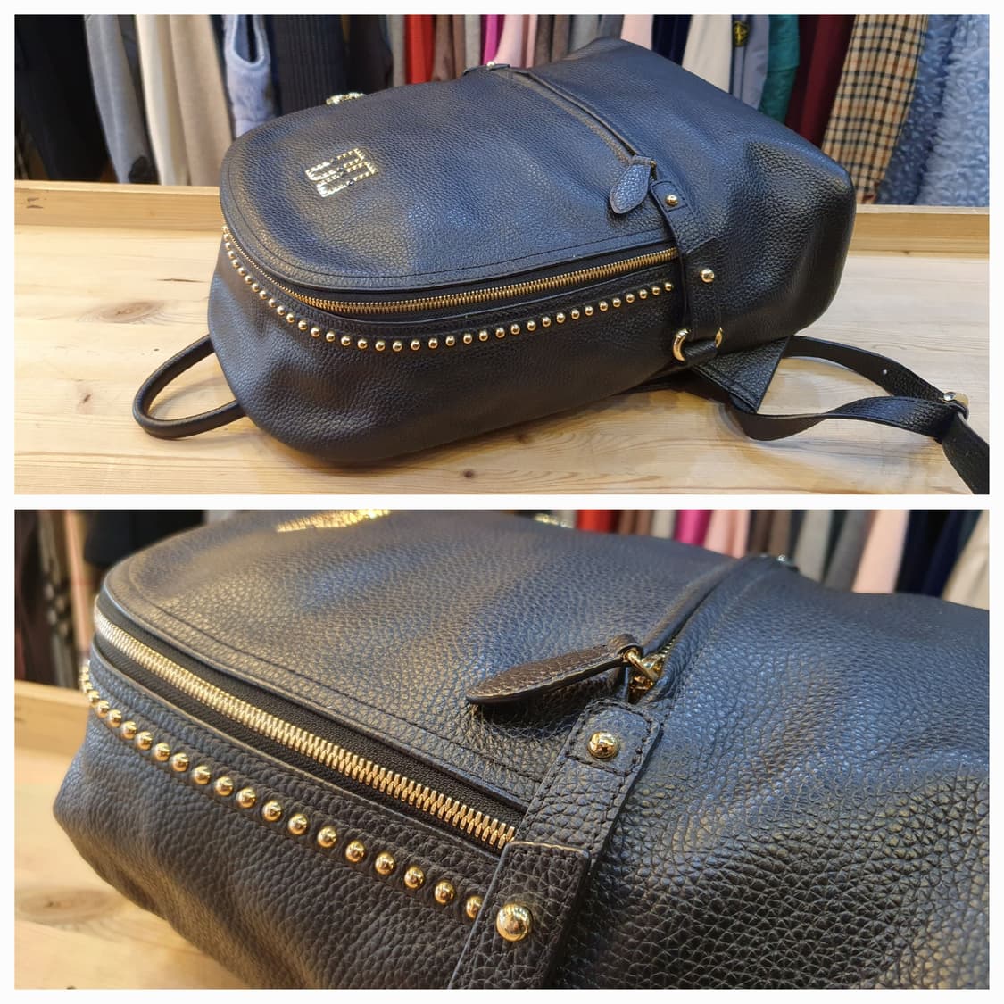 닥스 레더 백팩 상품이미지4