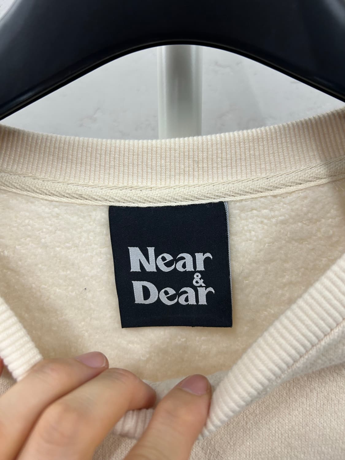 Near&Dear 리본 맨투맨 상품이미지6