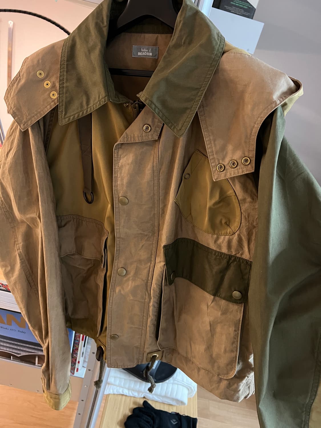 Kolor 배색 자켓 상품이미지2