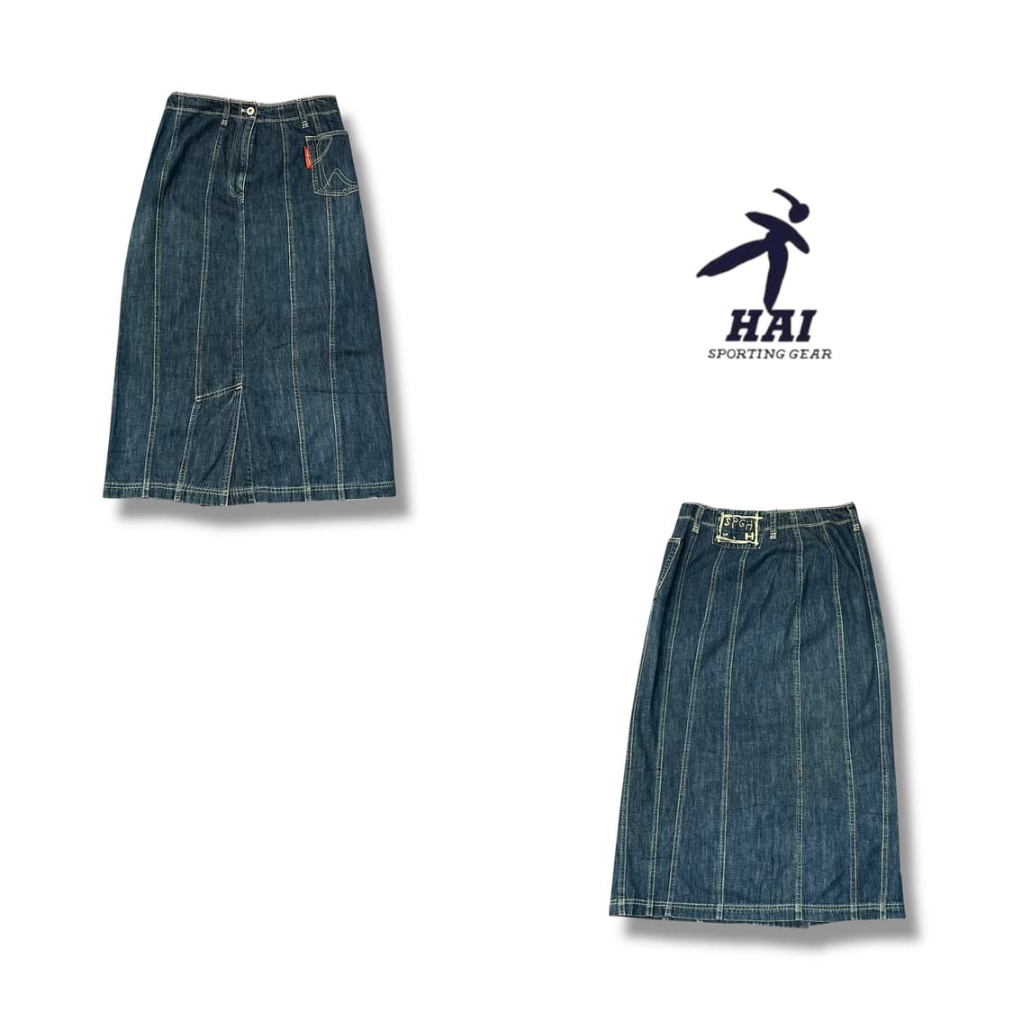  이세이미야케 hai 데님 롱스커트 y14356 상품이미지1