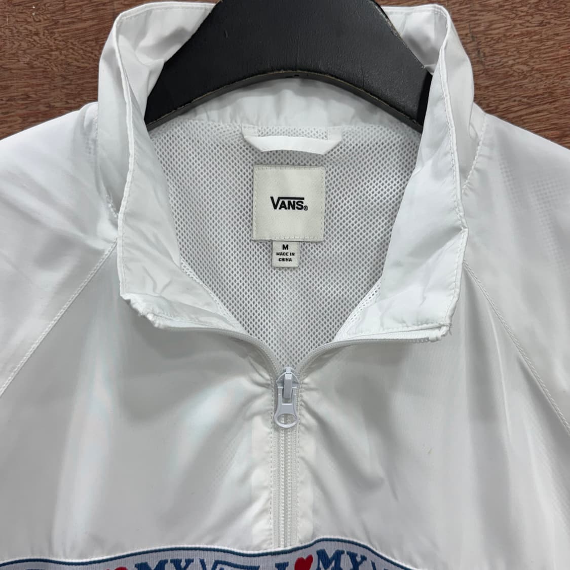 반스 테이프라인 크롭 반집업 상품이미지3