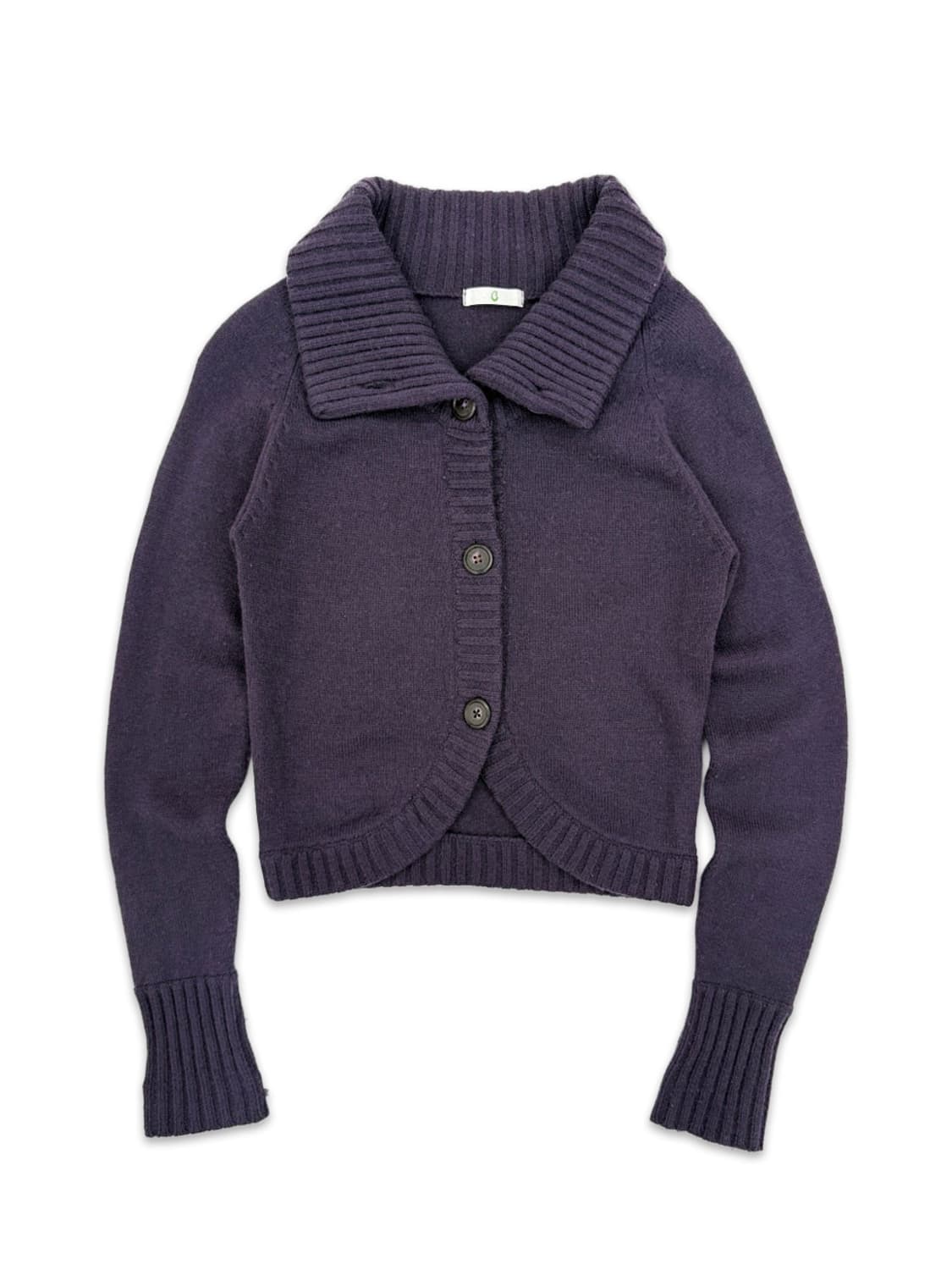 빈티지 롱슬리브 퍼플 니트 가디건 상품이미지1