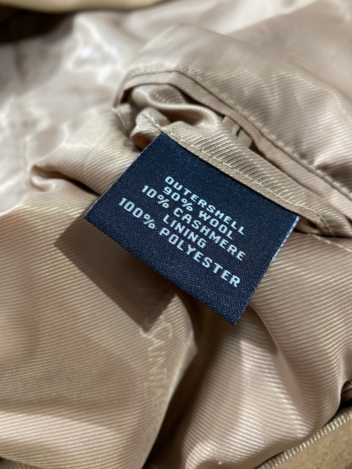 [L-XL] 90s YSL 입생로랑 울 캐시미어 코트 상품이미지9