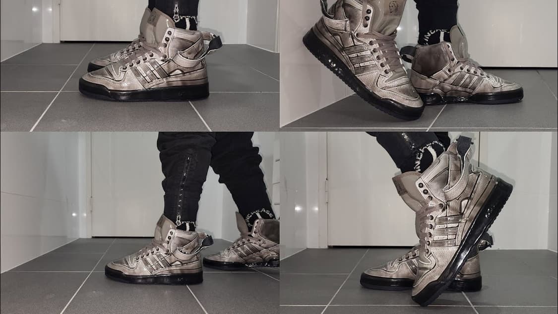 제레미스캇 x 아디다스 하이탑 블랙딥드 상품이미지2