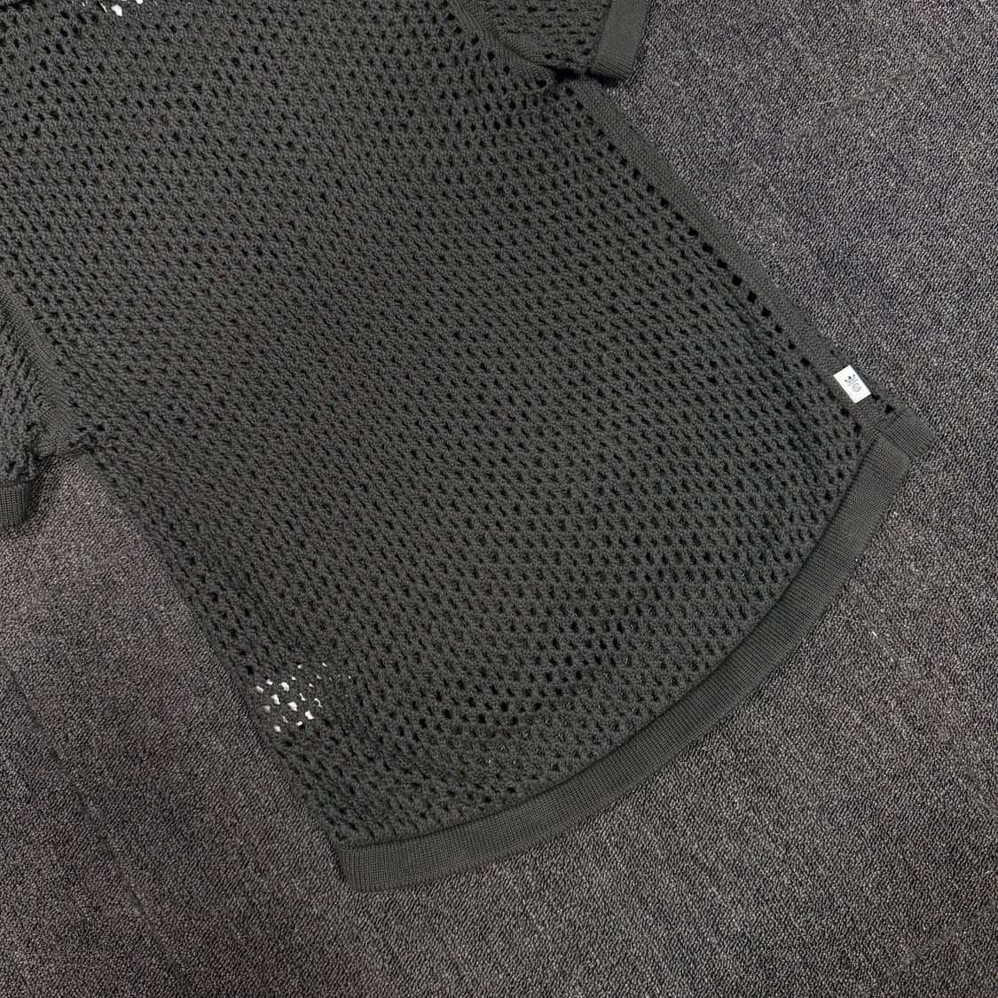 아디다스 x 클랏 크로셰 폴로 카본 니트 탑 상품이미지8