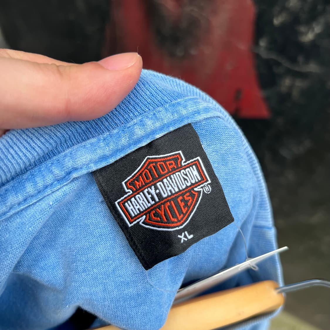 H-D 할리데이비슨 USA 바이크 걸 튜블러 반팔티 상품이미지6