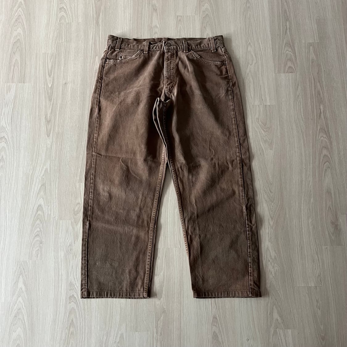 [36X32] 90s 빈티지 리바이스 565 브라운 made in usa 상품이미지1