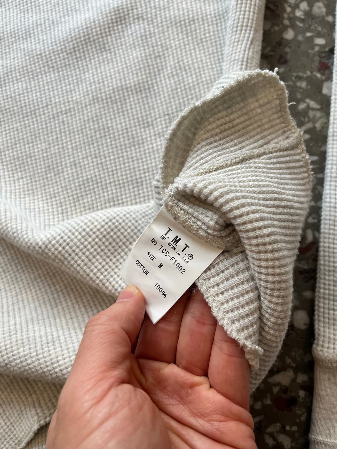 TMT 빅홀리데이 와플 써멀 긴팔티셔츠 상품이미지8