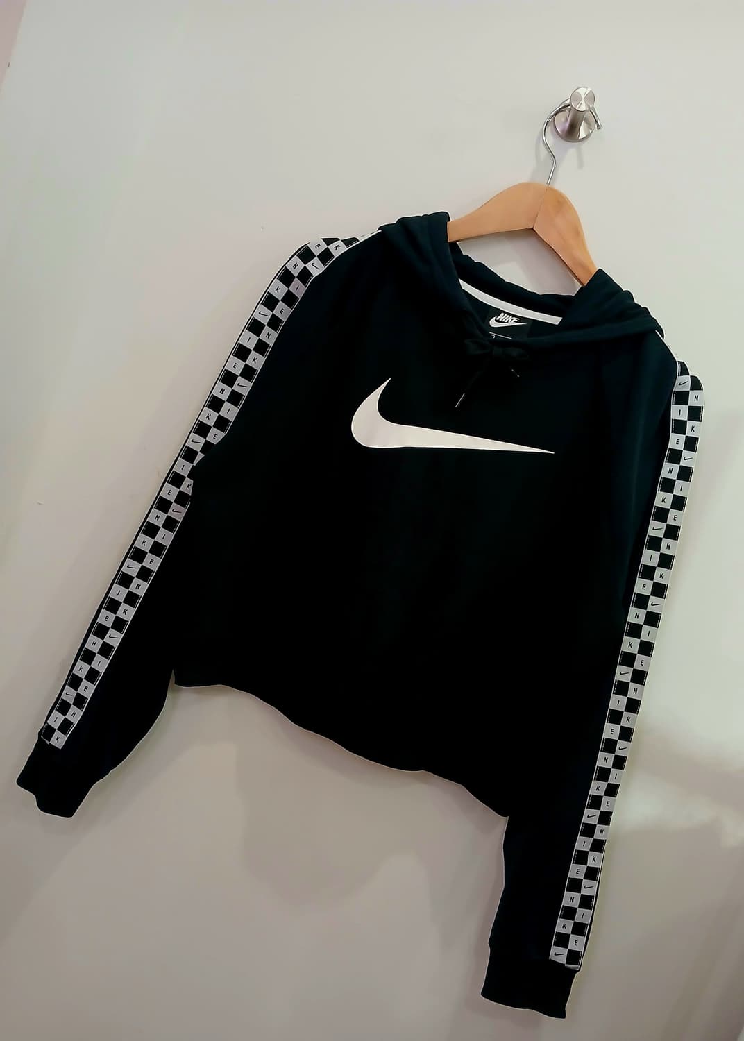 나이키 크롭 기모후드티 상품이미지1