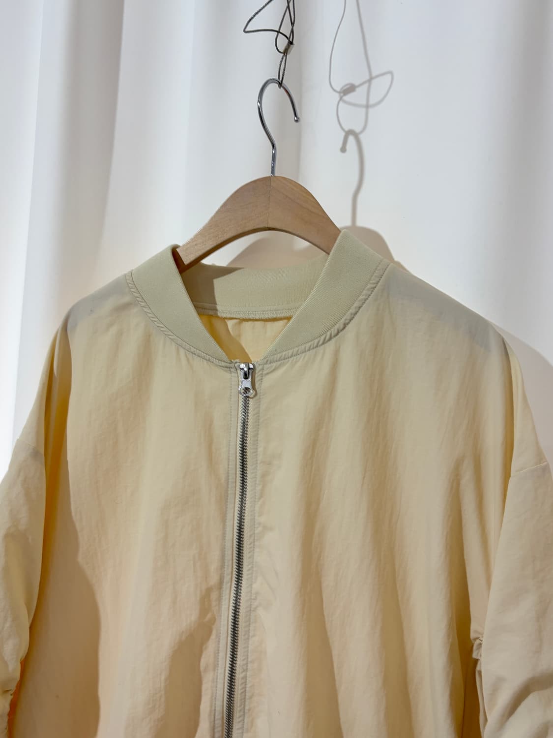 vintage 2way zipper shirring jacket  상품이미지2