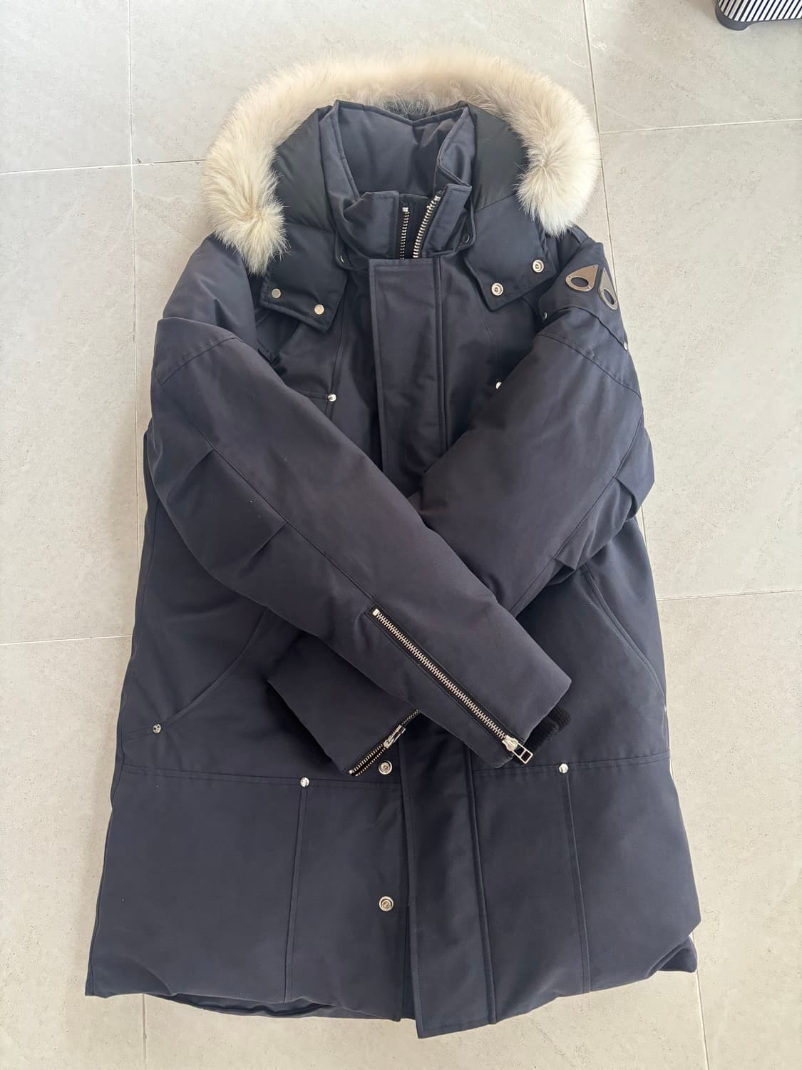 무스너클 스틸링 파카 퍼 네이비 상품이미지1