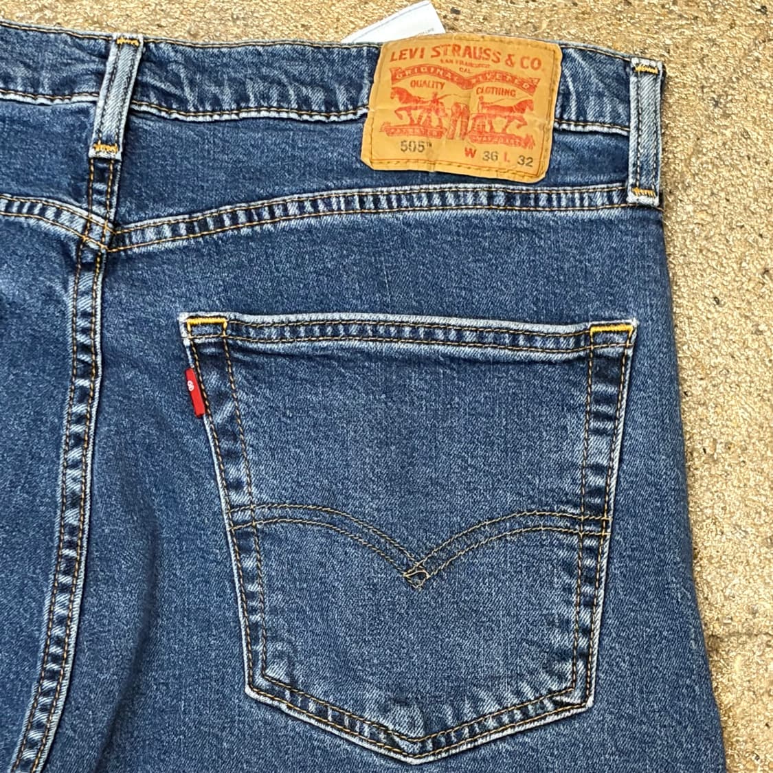 미국 빈티지 리바이스 505 스판 청바지 데님팬츠 상품이미지7