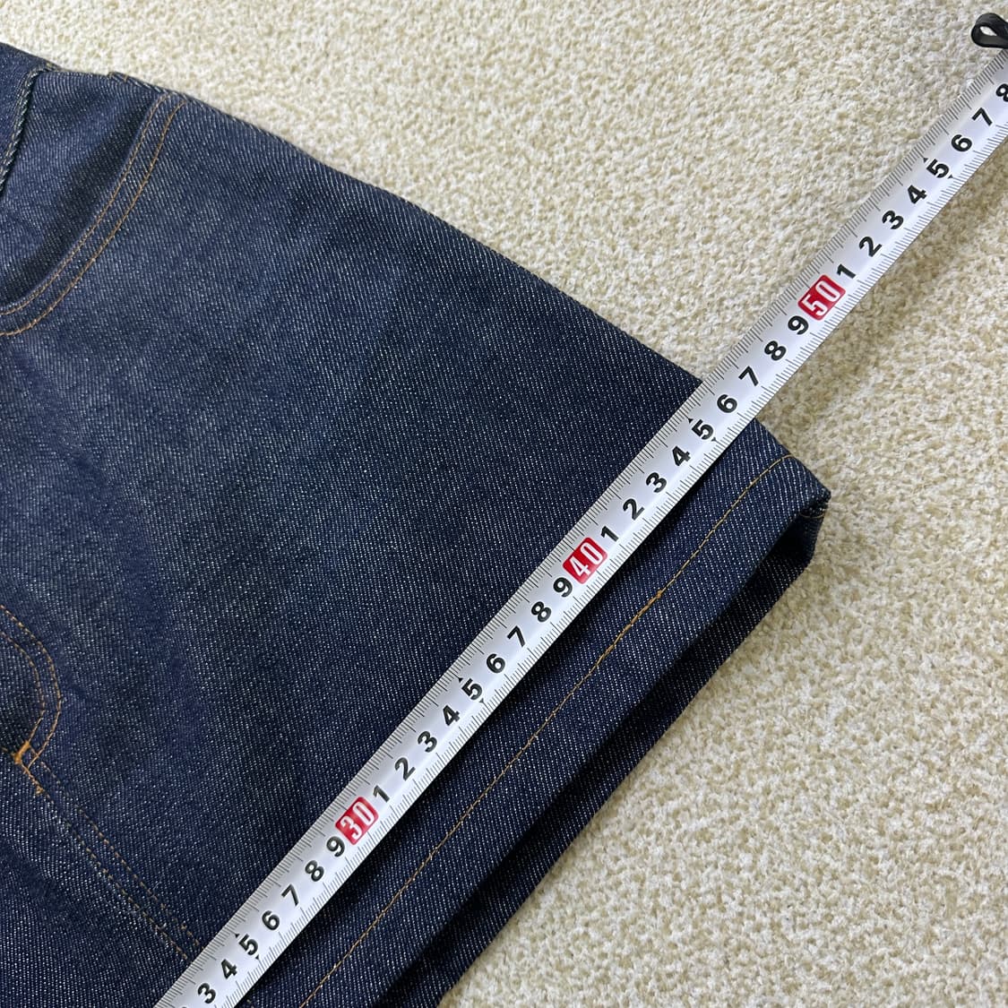 실측확인 아페쎄 데님 미니 스커트 0316D 상품이미지5