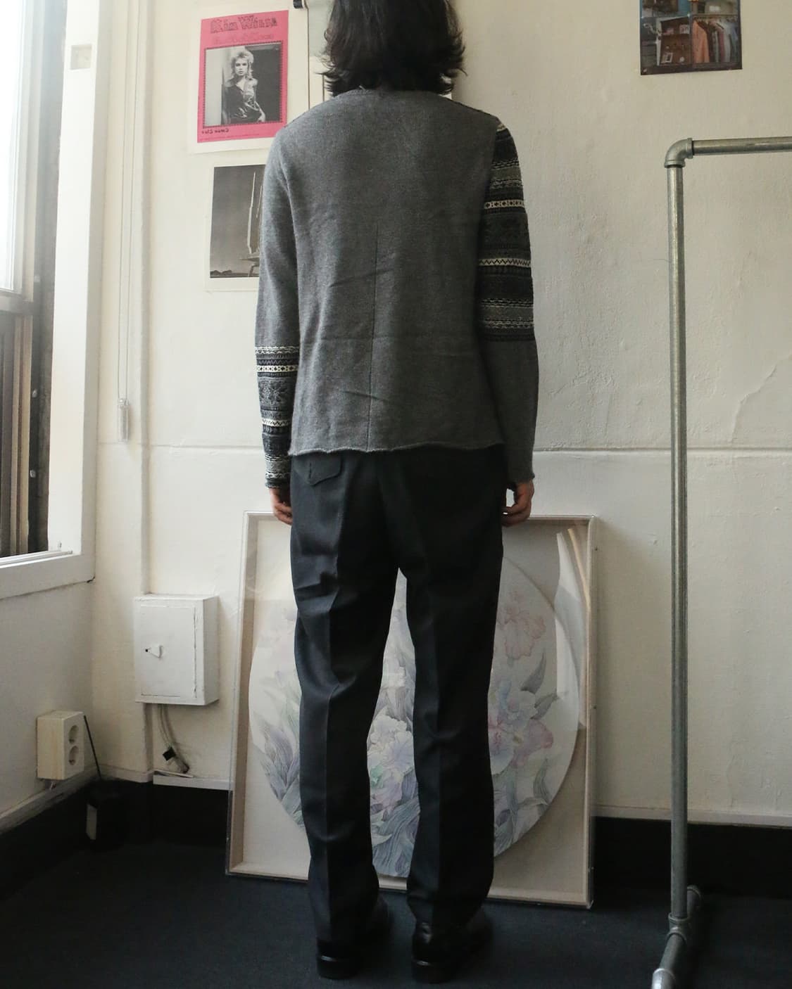 준야 와타나베 그레이 울 블렌드 트라우저  상품이미지3