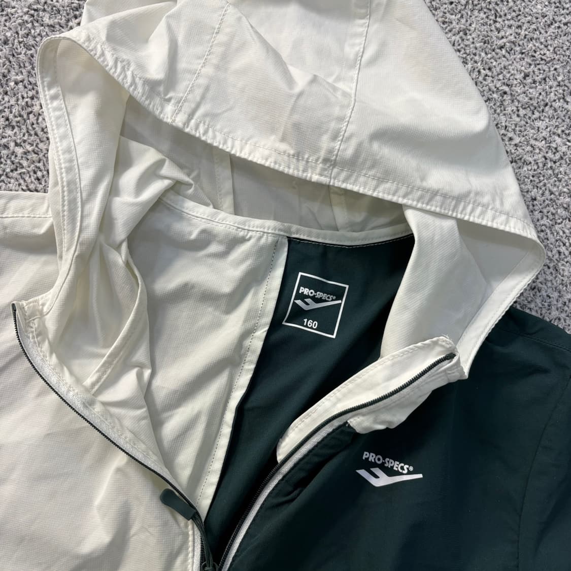 160 프로스펙스 키즈 후드 바람막이 0401J 상품이미지2