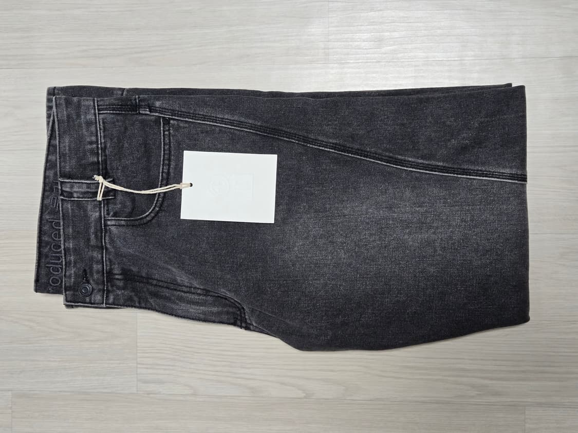 [판매](L)플라스틱프로덕트 MPa 드리프트 데님 팬츠 그레이 상품이미지8