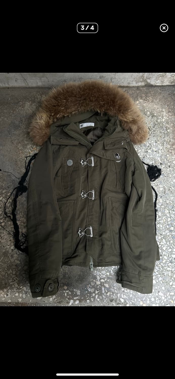 **archive** 2000s SLY racoon fur jacket 상품이미지2