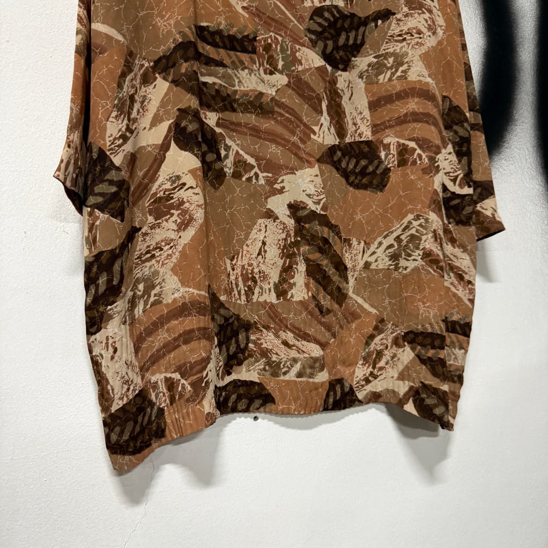 VTG 빈티지 그런지 히피 브라운 린넨 롱슬리브 상품이미지4