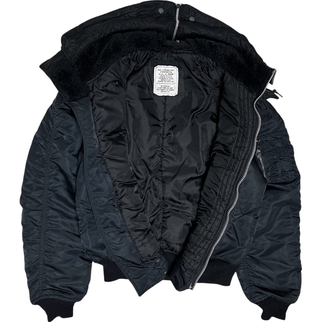 80s Alpha Industries N-2B Black 상품이미지10