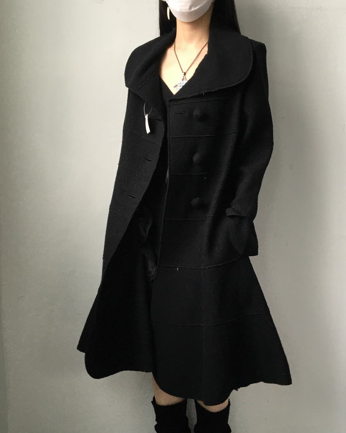 Line detail collar point coaat 상품이미지7