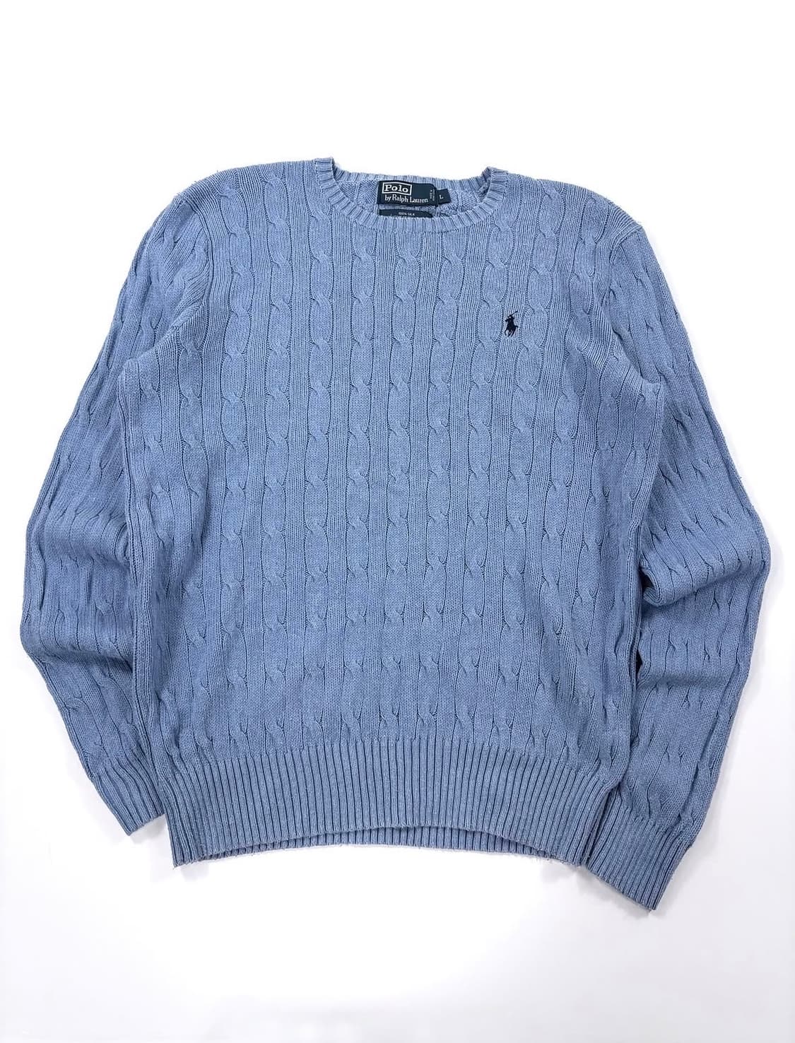 폴로 꽈배기 니트 상품이미지1