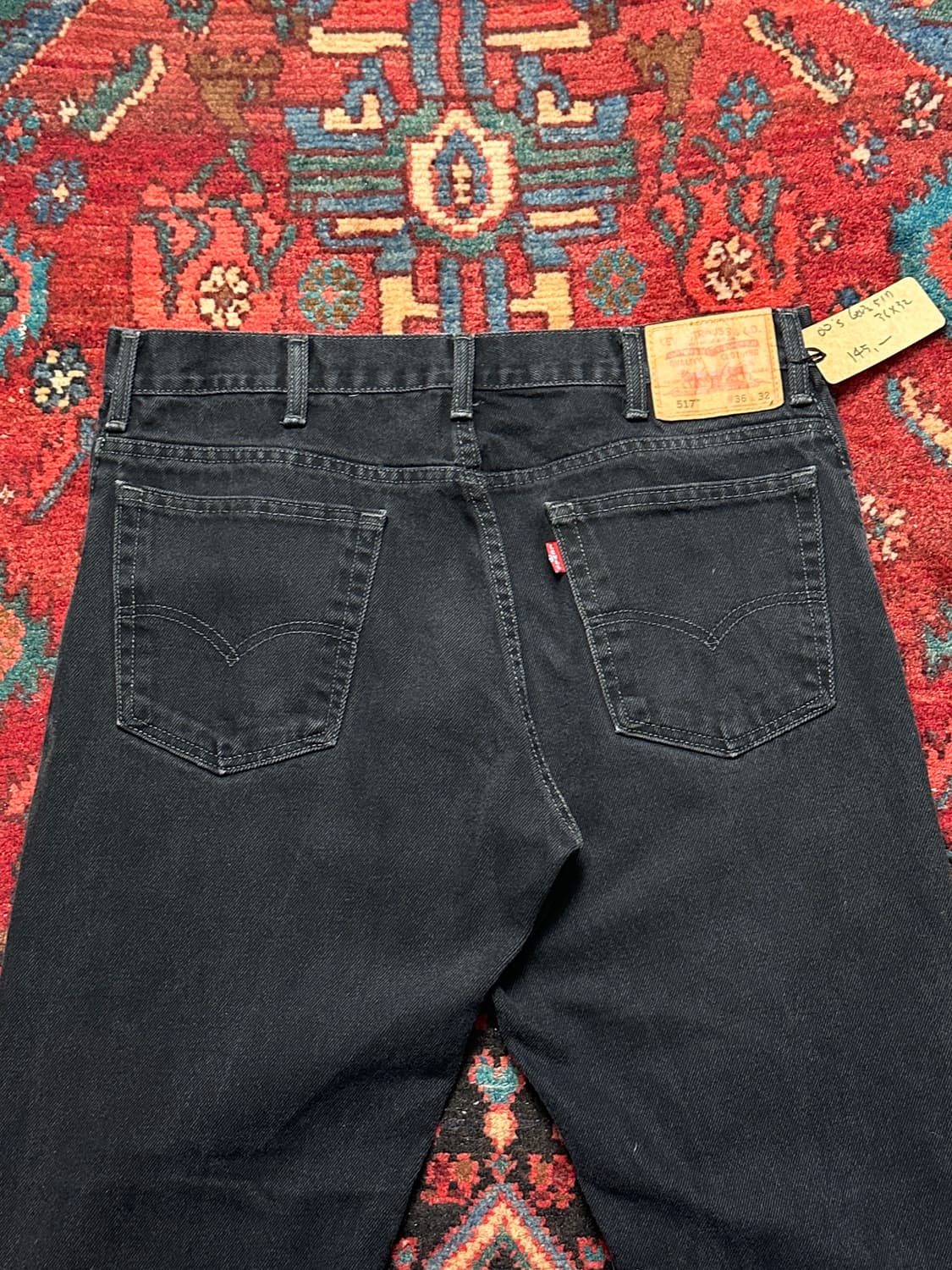 00's 리바이스 517 블랙 부츠컷 플레어진 상품이미지6