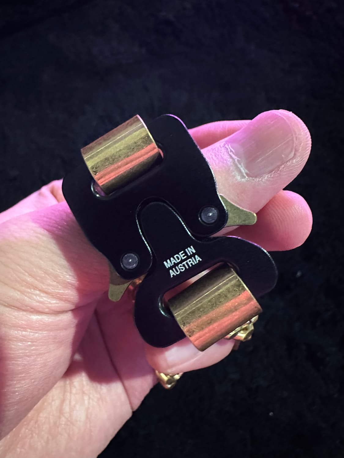 알릭스 나이키 히어로 체인 목걸이 골드모델 상품이미지5