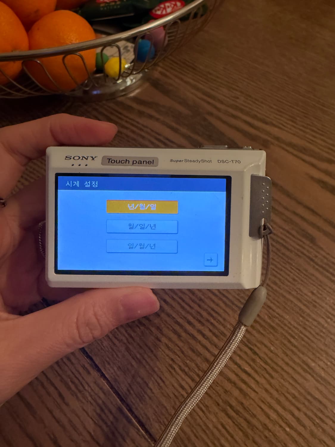sony cyber-shot 소니 사이버샷 DSC-T70 화이트 디카 상품이미지5