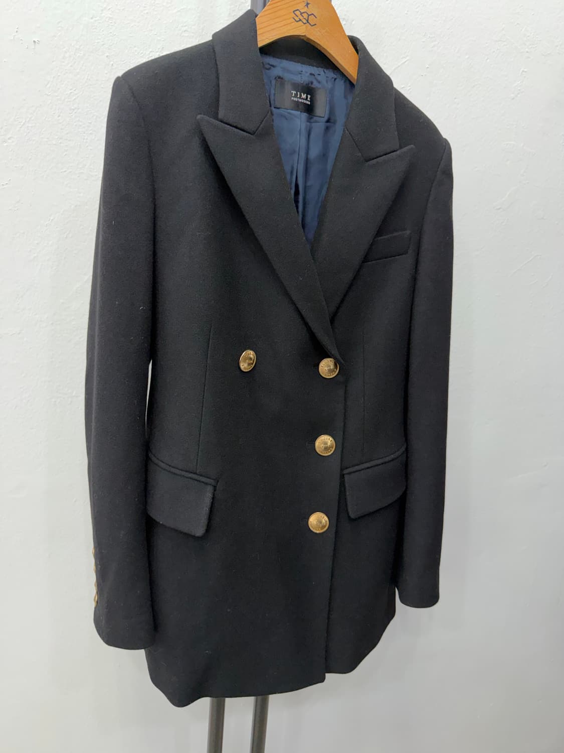 정품) TIME 타임 20ss 여성 금장 더블 버튼 자켓 82 상품이미지2