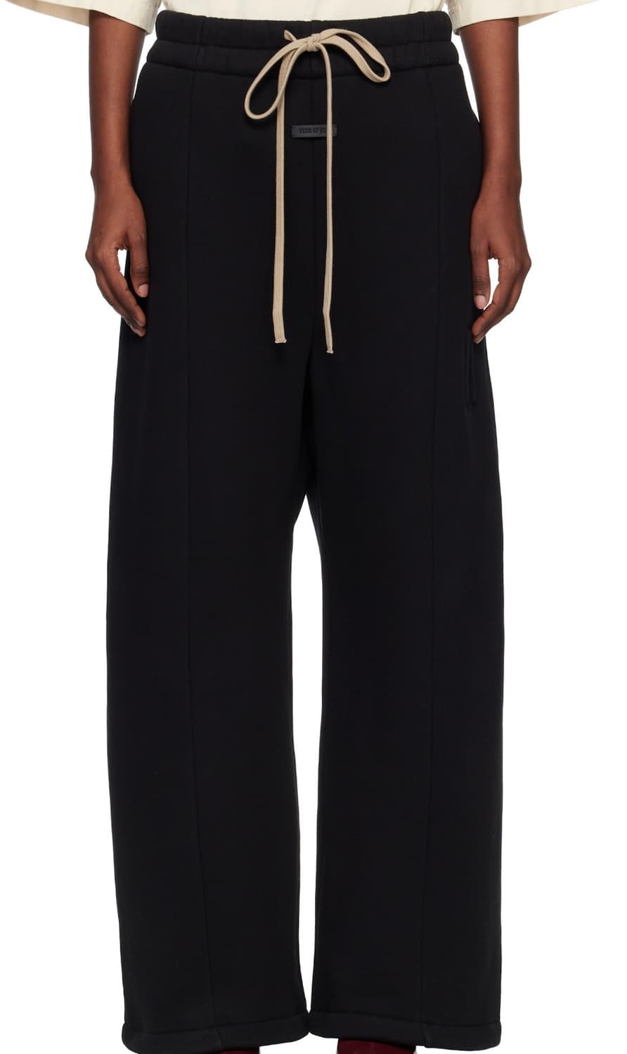 피어오브갓 블랙 와이드핏 스웨트팬츠 S 상품이미지1