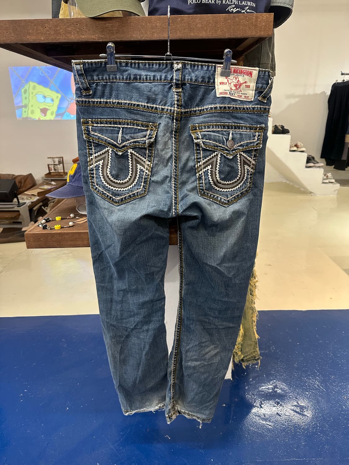 트루릴리전 리키 빅스티치 데님 상품이미지2