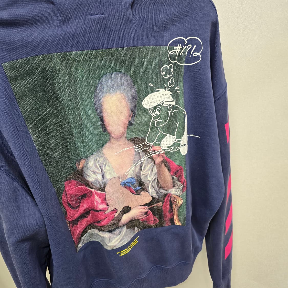 오프화이트 마리아나 로고 맨투맨 m사이즈 95 100 판매 상품이미지2