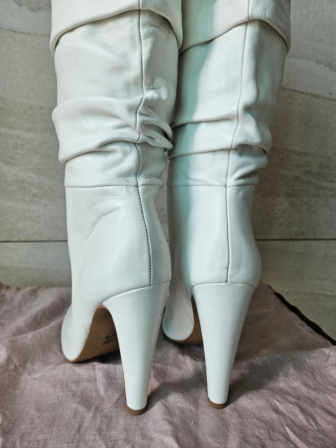 스티브 매든 화이트 롱부츠  상품이미지3