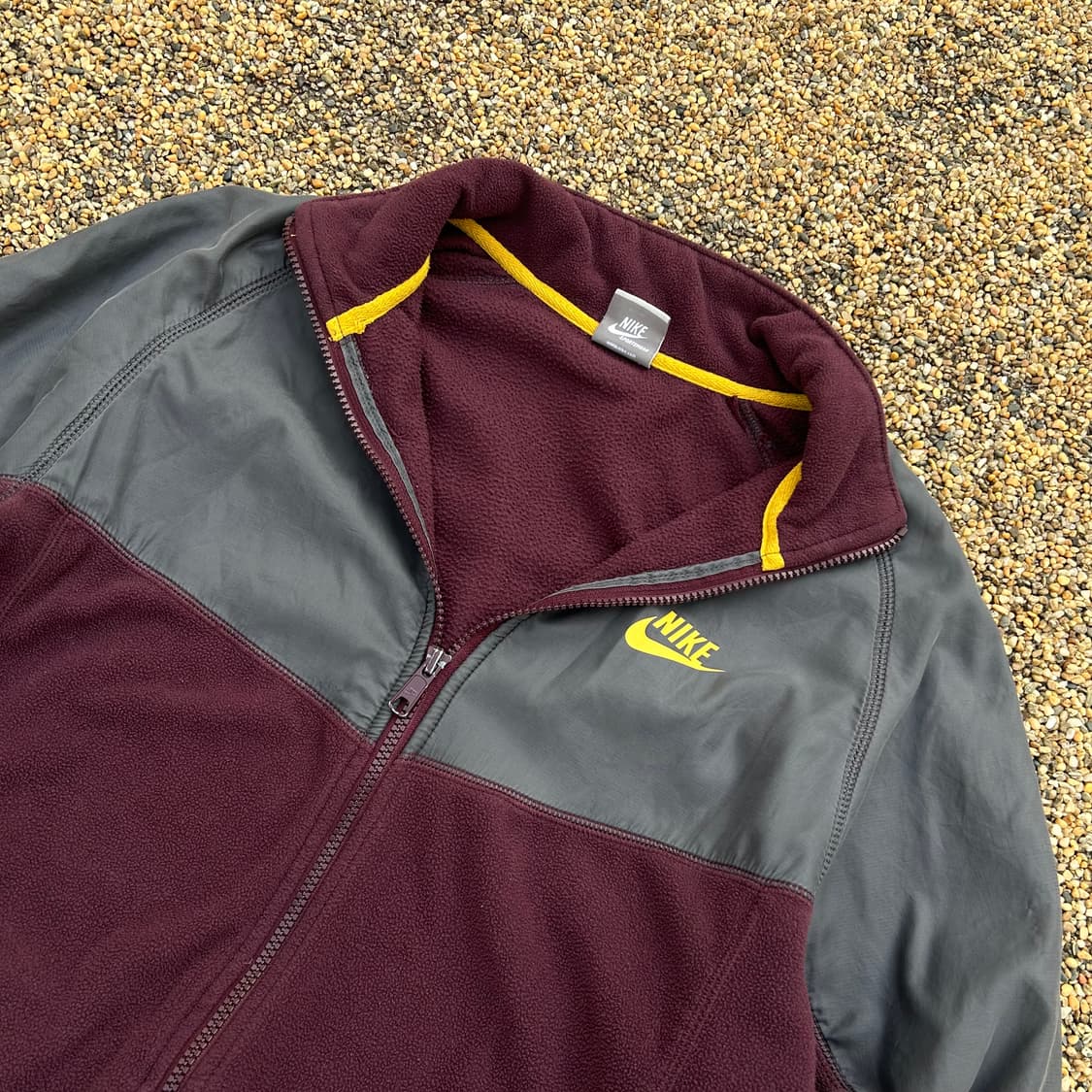 나이키 버건디 올드스쿨 바람막이 (기모) 상품이미지2