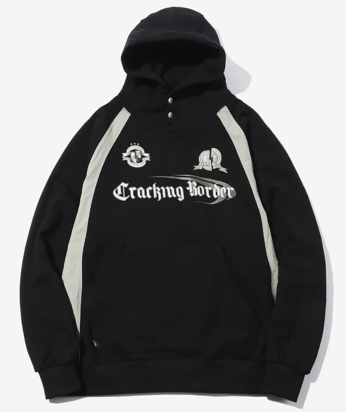 꼼파뇨 크래킹 후드티 블랙 M 상품이미지2