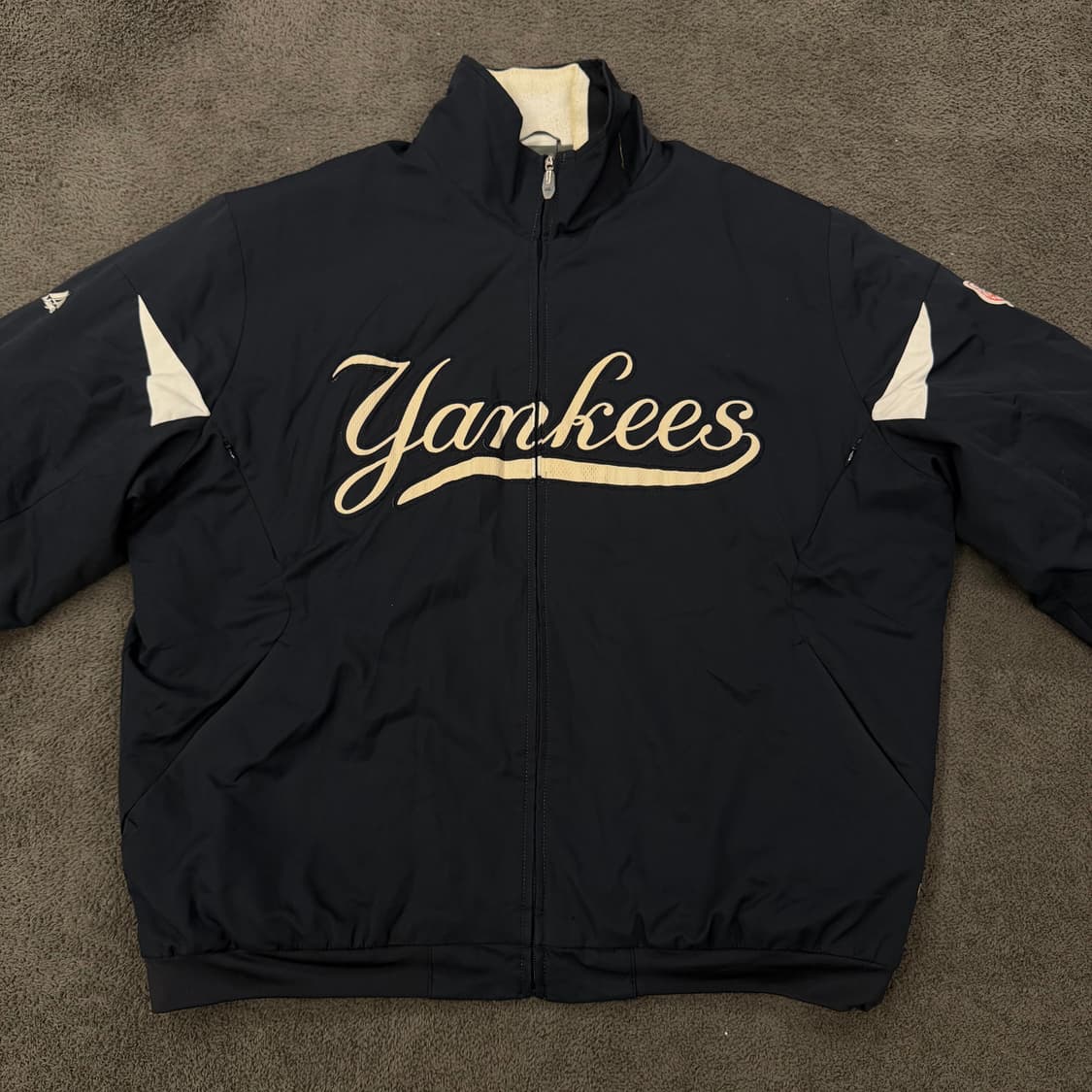 [ 정품/L ] 마제스틱 뉴욕양키스 스타디움 바시티 자켓 상품이미지2