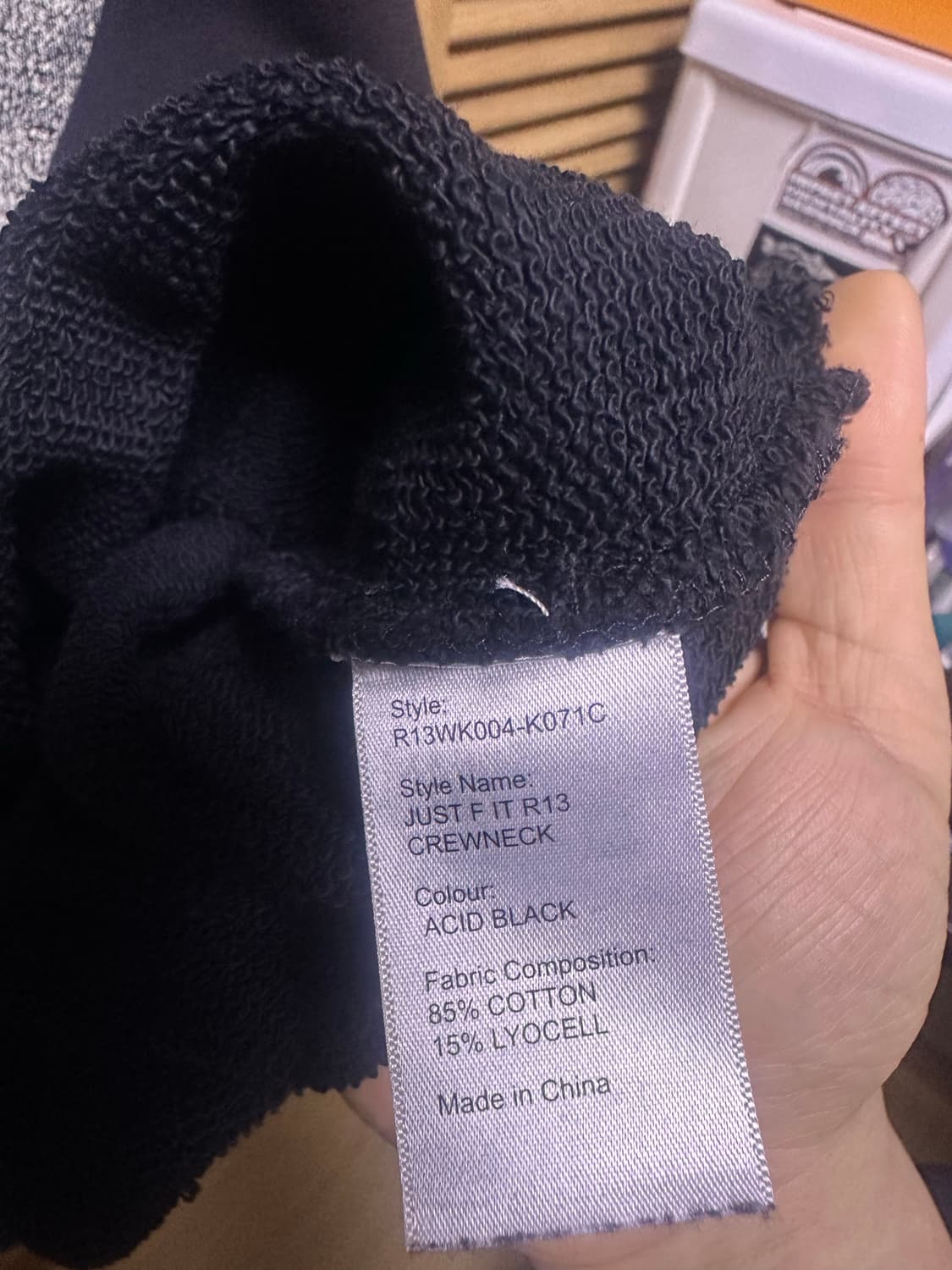 R13 스웻 L~XL 상품이미지3