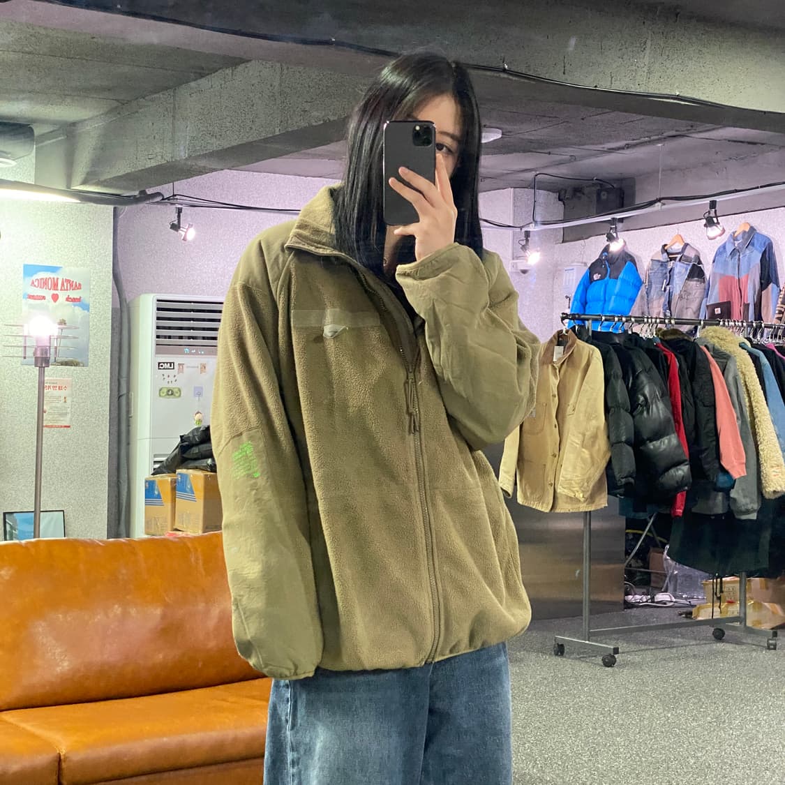 디스이즈네버댓 X 뉴발란스 콜라보 플리스 집업 자켓 B4077 상품이미지1