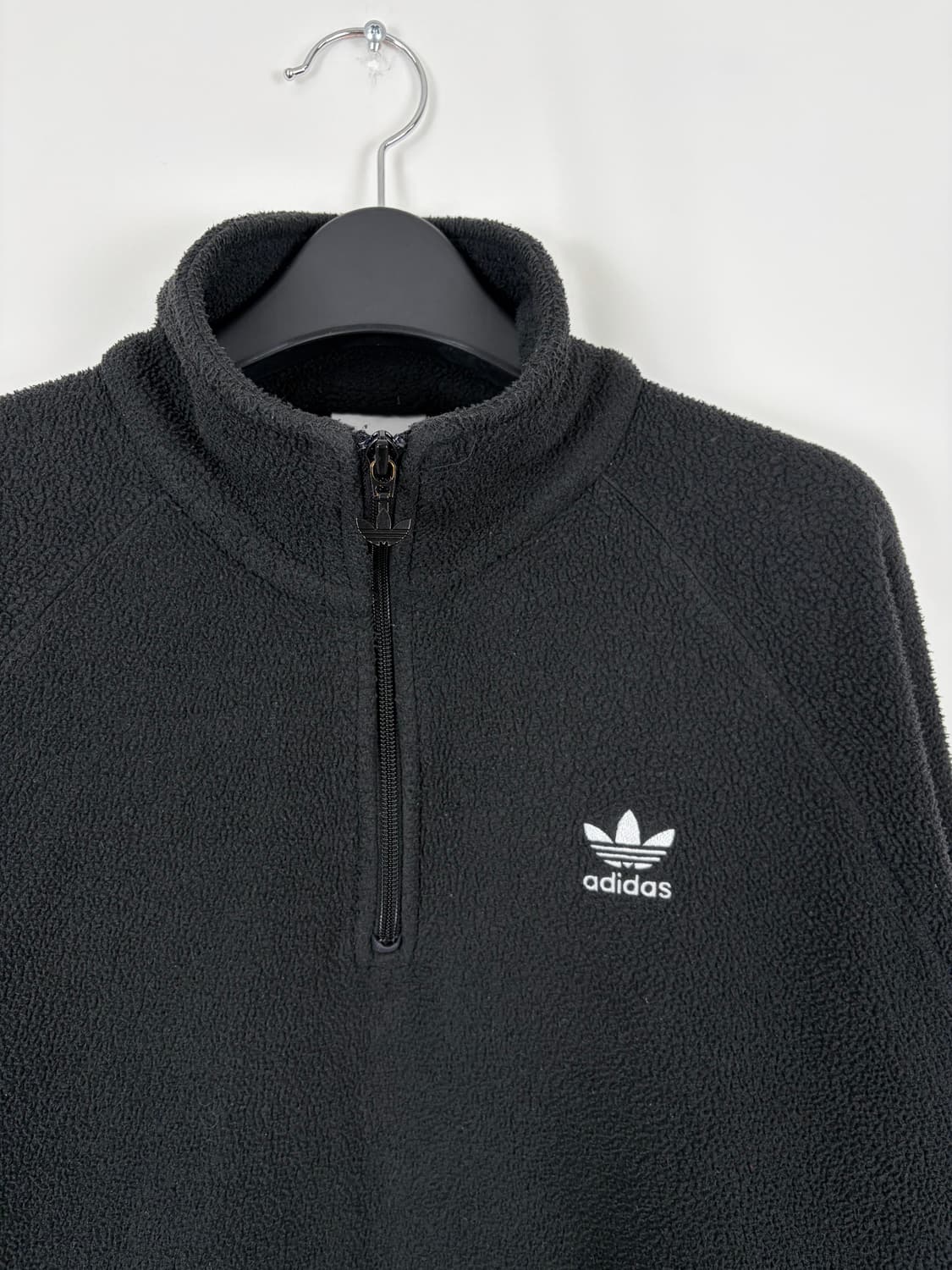 a152) 아디다스 빅로고 플리스 반집업 상품이미지3