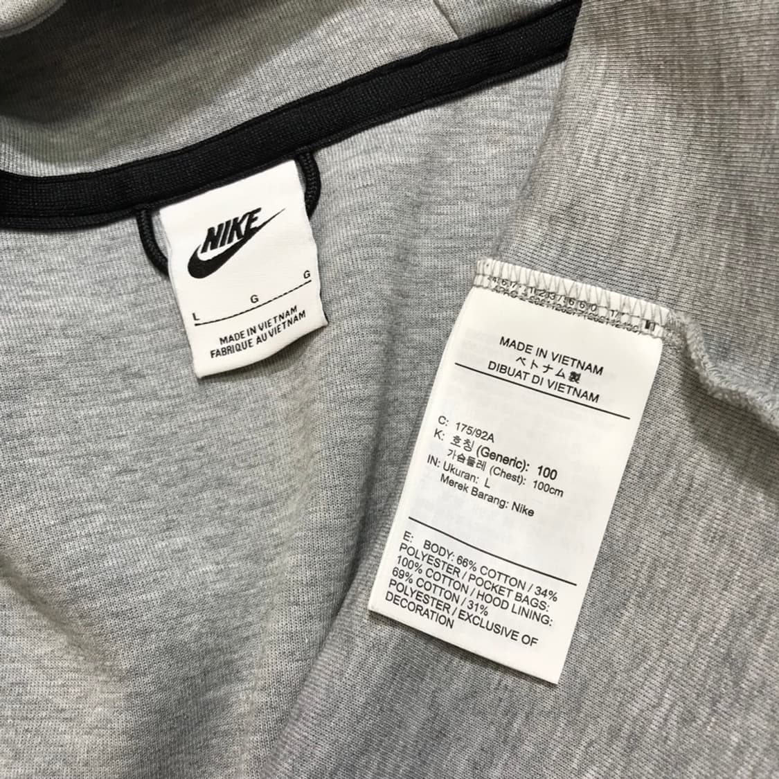 [[L] 나이키(NIKE) 테크플리스 윈드러너 풀집 후디#395 상품이미지6