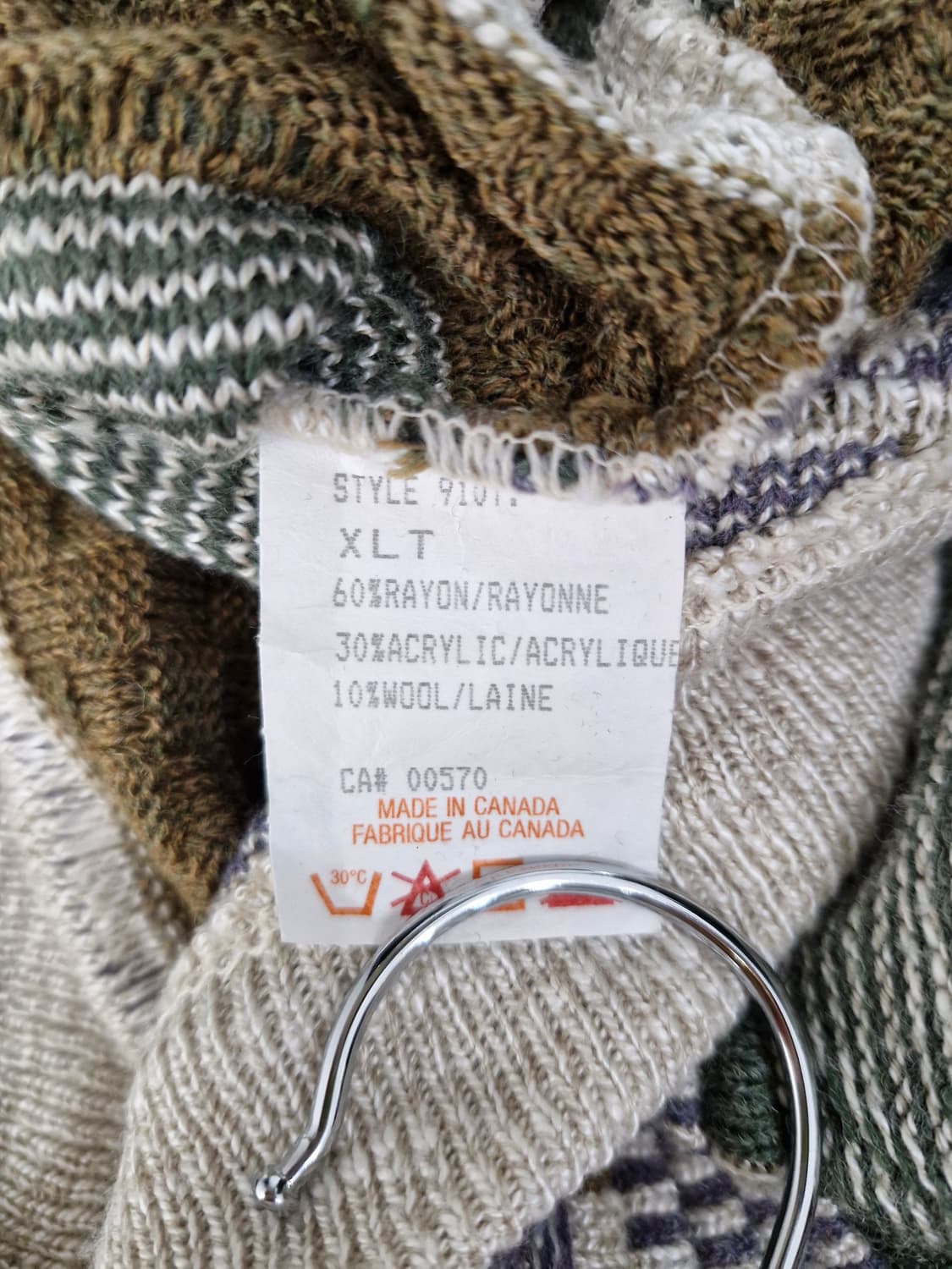 LONDON FOG 런던포그 90's 케이블 가디건(XL) 상품이미지7