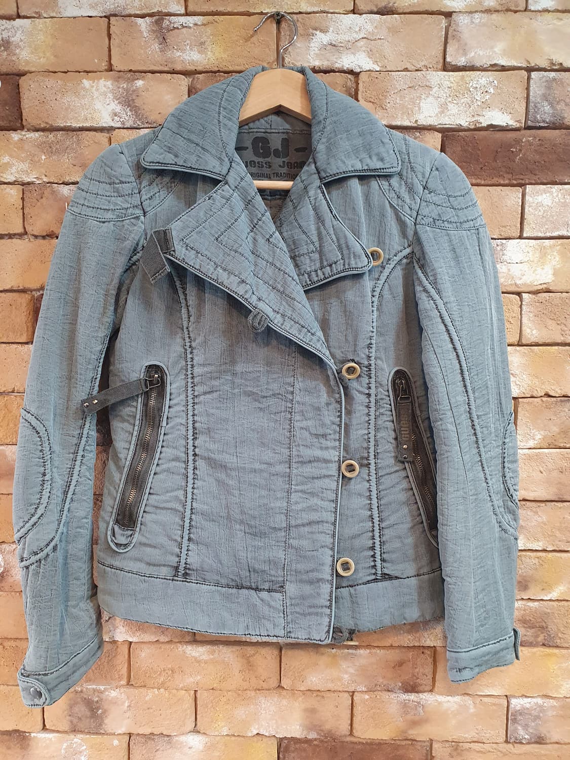 Guess 투웨이 그런지 워싱 자켓 XS 상품이미지1