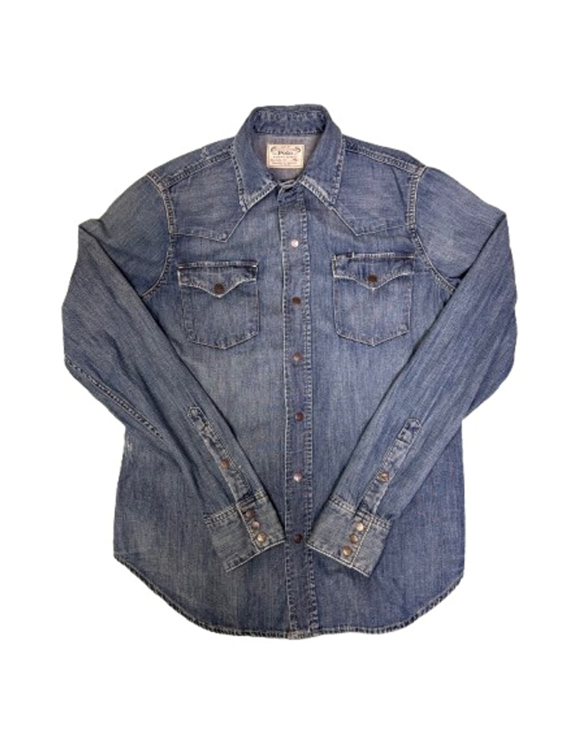 폴로 랄프로렌 빈티지 웨스턴 데님 셔츠 S 상품이미지1