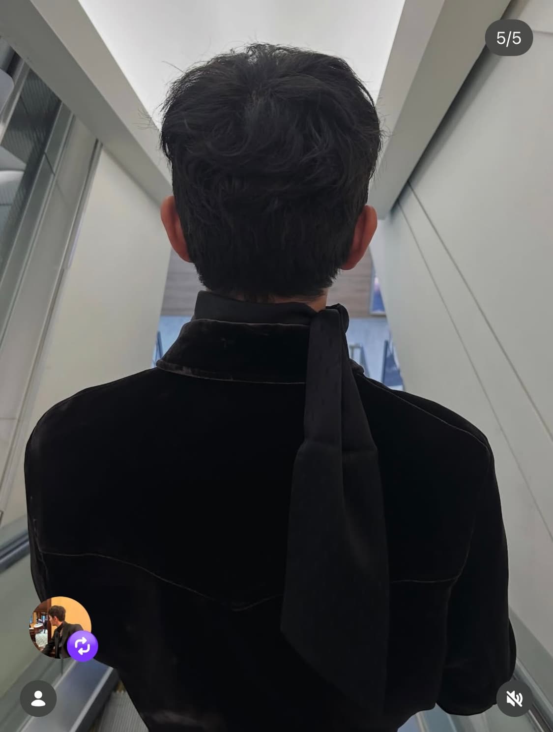 토니웩 벨벳 지퍼 블루종 자켓 다크브라운 XL 상품이미지6