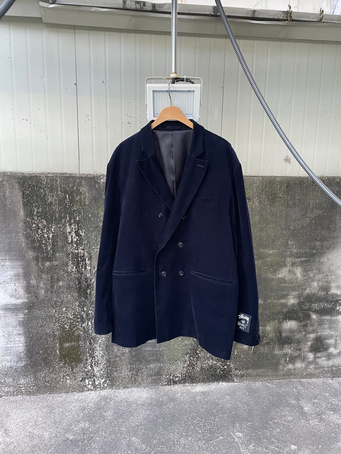 스투시 x 노 베이컨시 인 더블 블레이져 자켓 상품이미지2