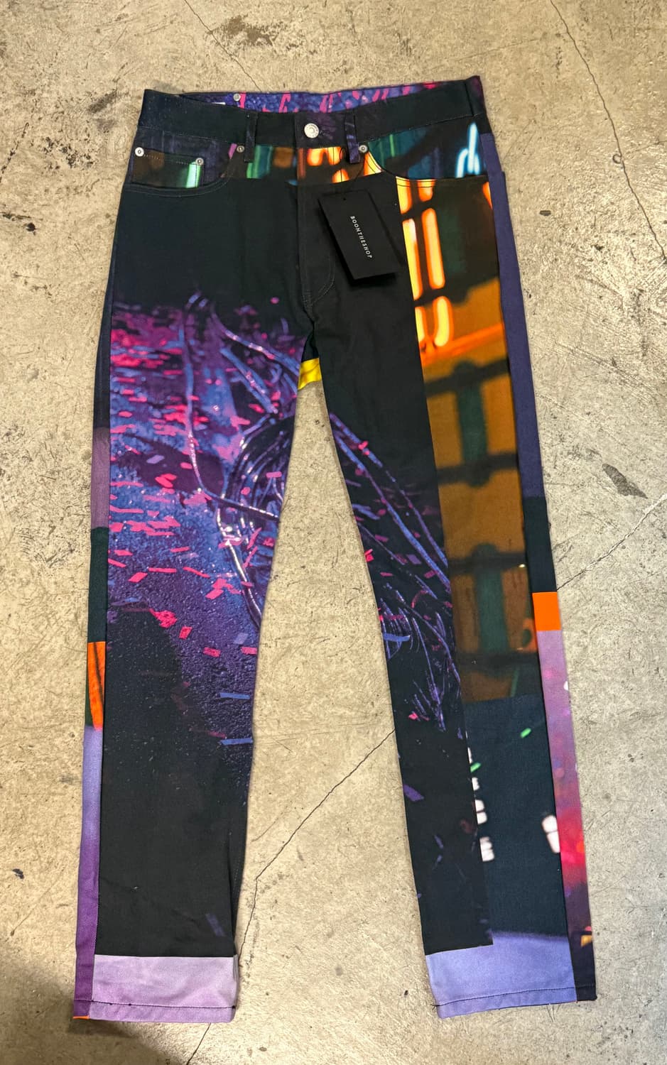 드리스 반 노튼 프린트 팬츠 상품이미지1