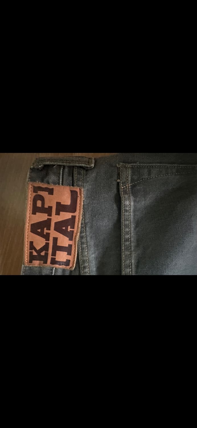 Kapital 14oz gemstone 데님 블랙 캐피탈잼스톤 32 상품이미지5