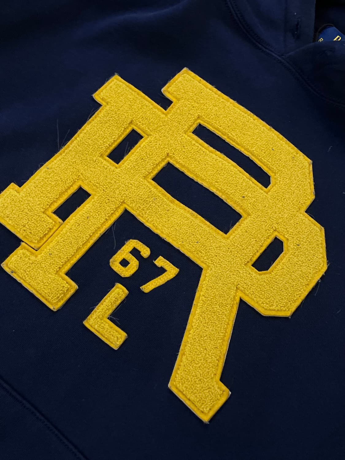 폴로 랄프로렌 빅로고 기모 후드티 네이비 M  #csz3866 상품이미지6