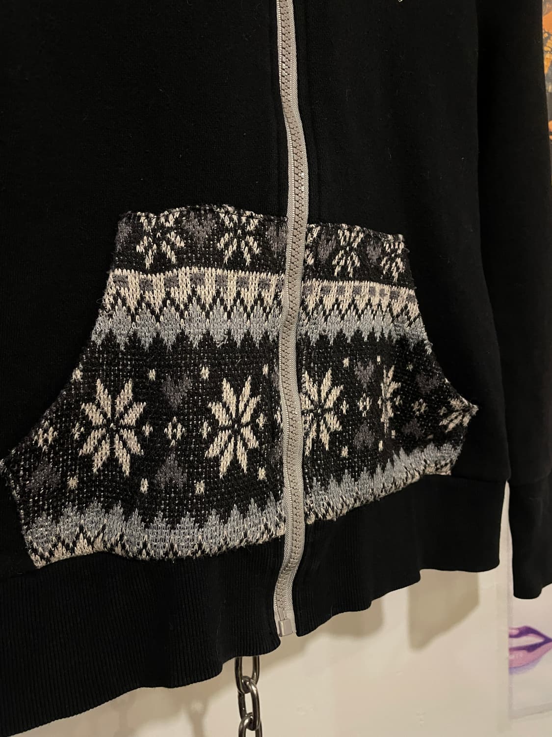 liz lisa doll 리즈리사돌 자수 니트 포켓 눈결정 후드집업 상품이미지4