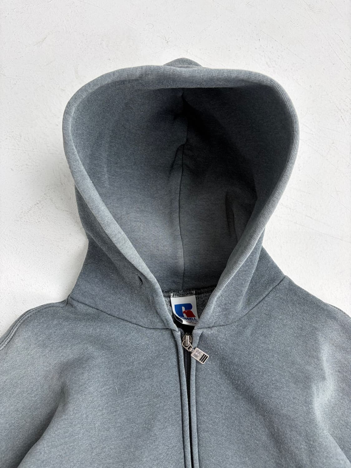 90s Russell Zip Up Hoodie (charcoal) 상품이미지6